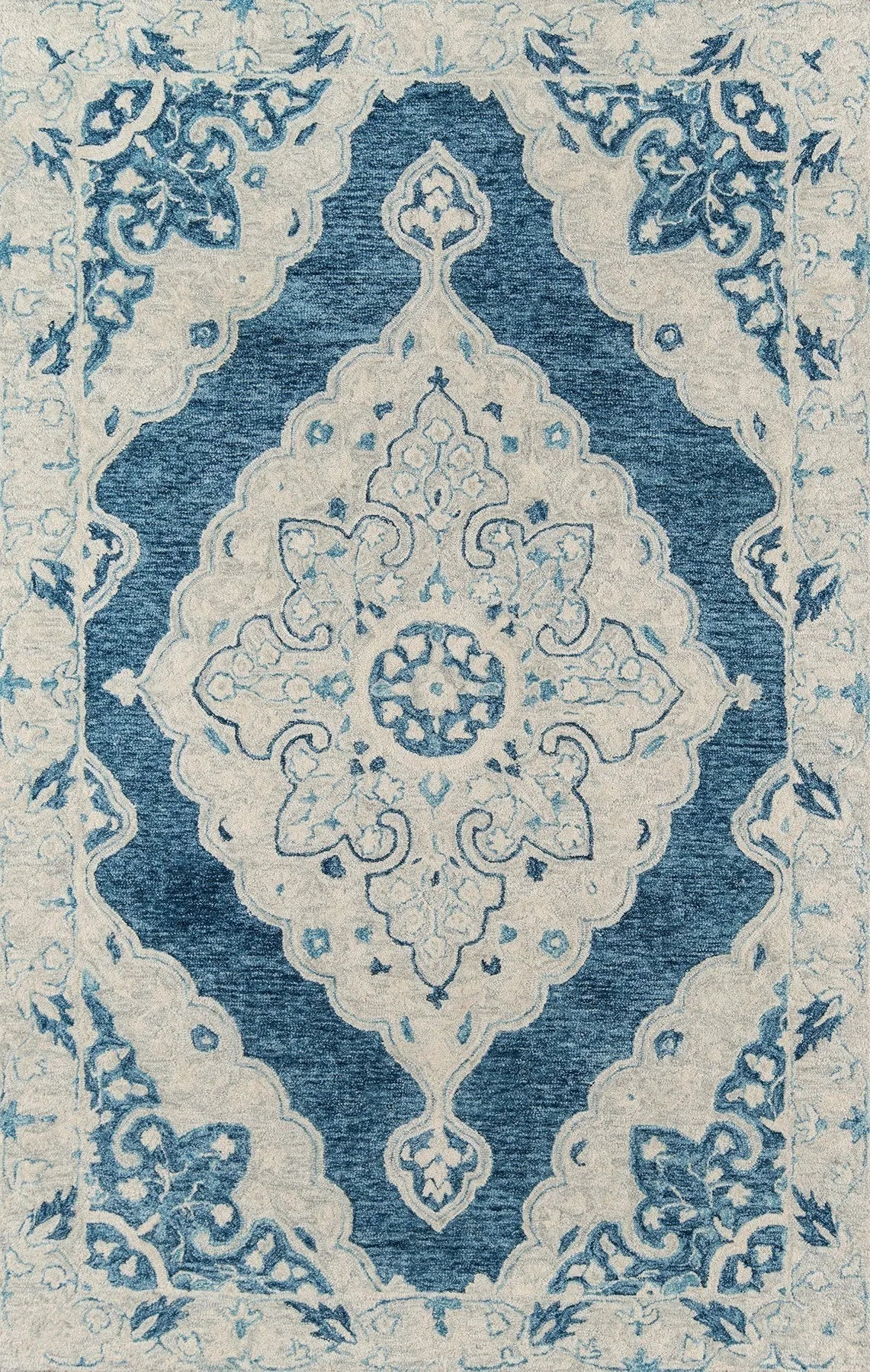 Tangier TAN36 Blue Rug - Baconco