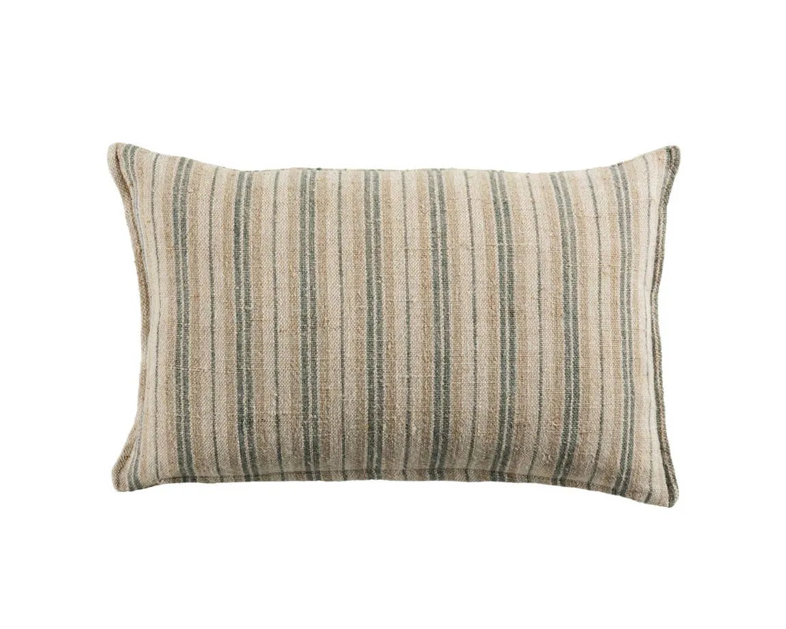 Tanzy TAN03 Cream/Mint Pillow - Baconco