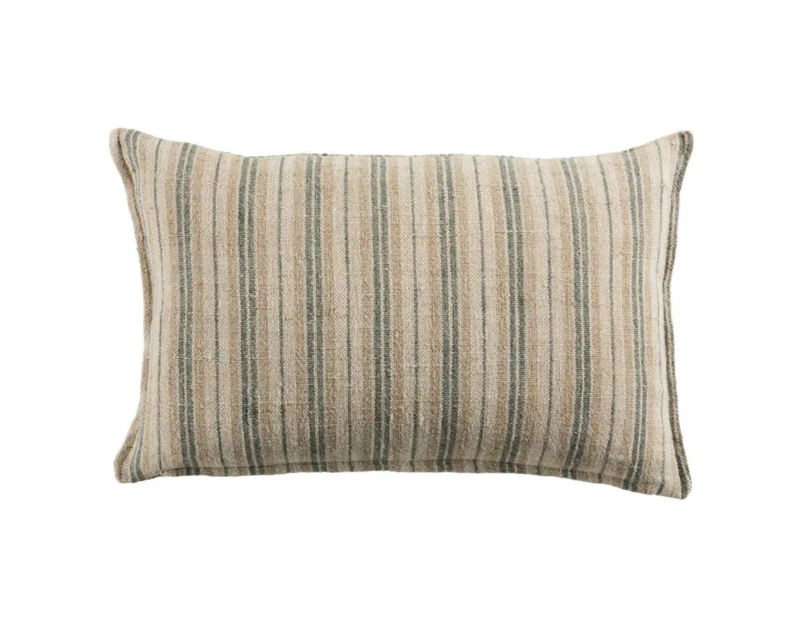 Tanzy TAN03 Cream/Mint Pillow - Baconco