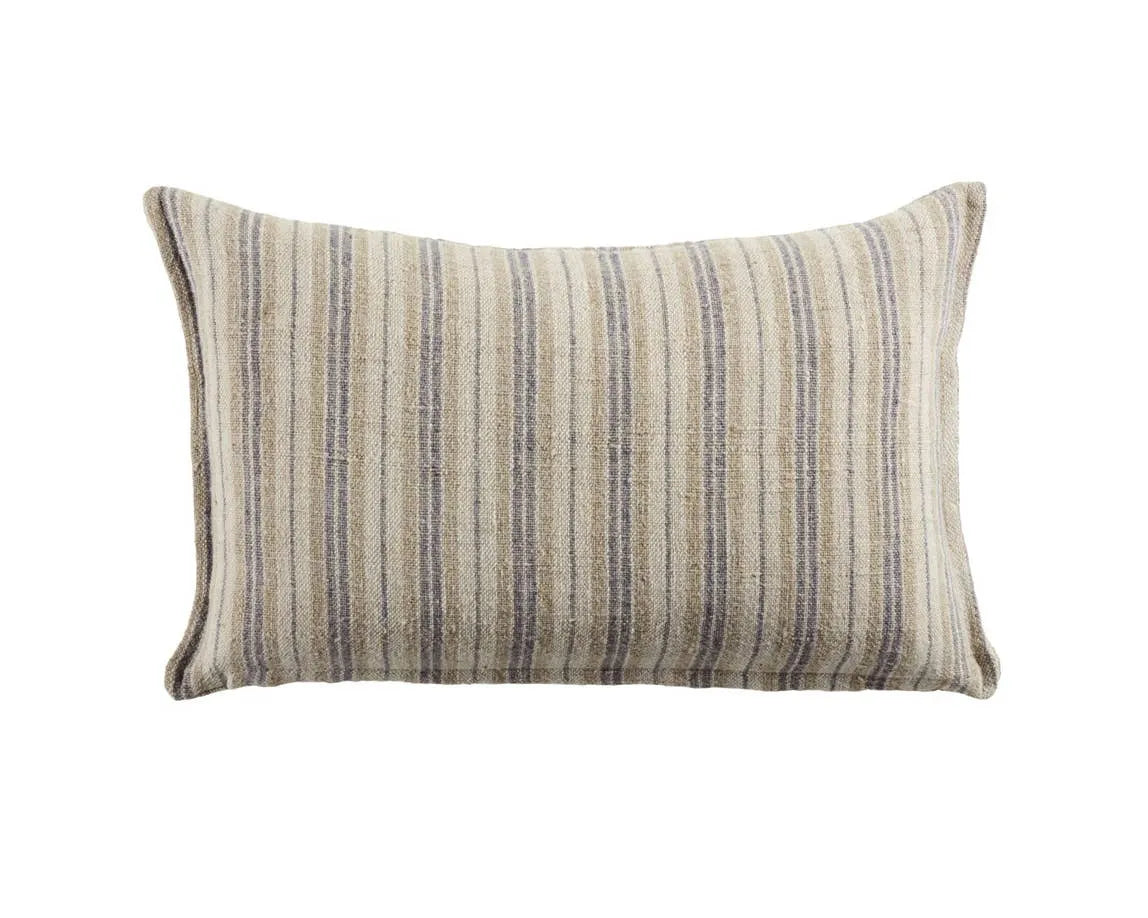 Tanzy TAN04 Cream/Grey Pillow - Baconco