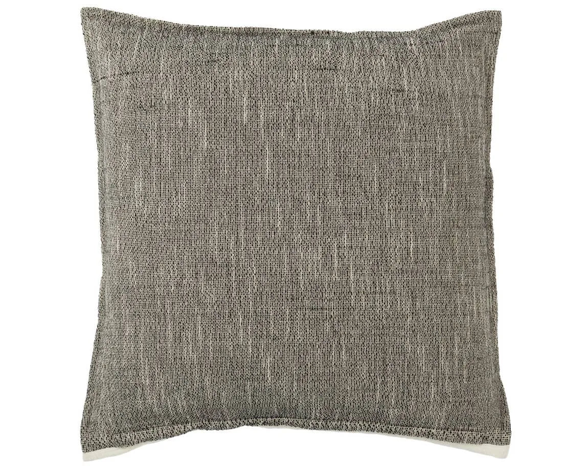 Tanzy TAN12 Black/Ivory Pillow - Baconco