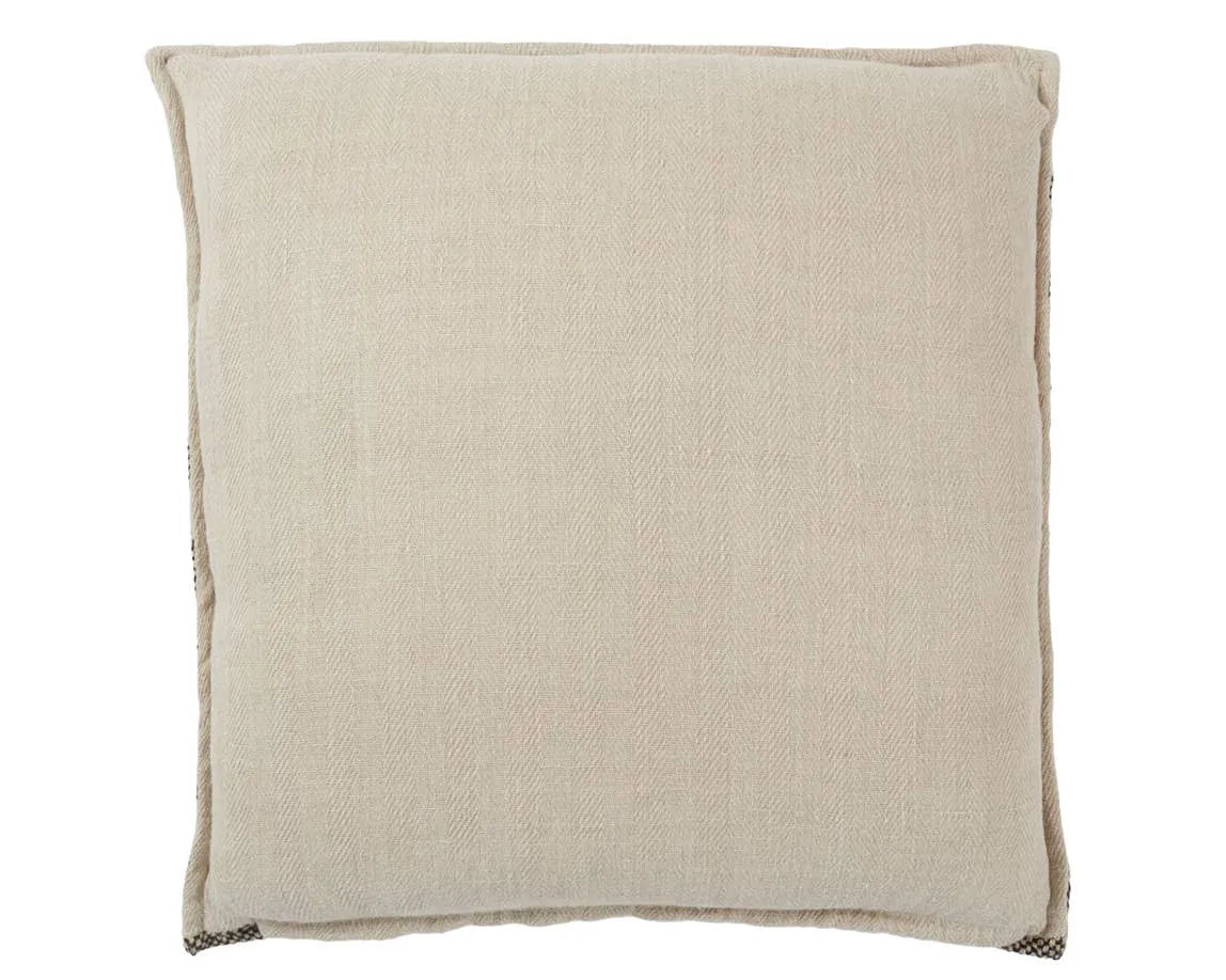 Tanzy TAN14 Beige/Black Pillow - Baconco