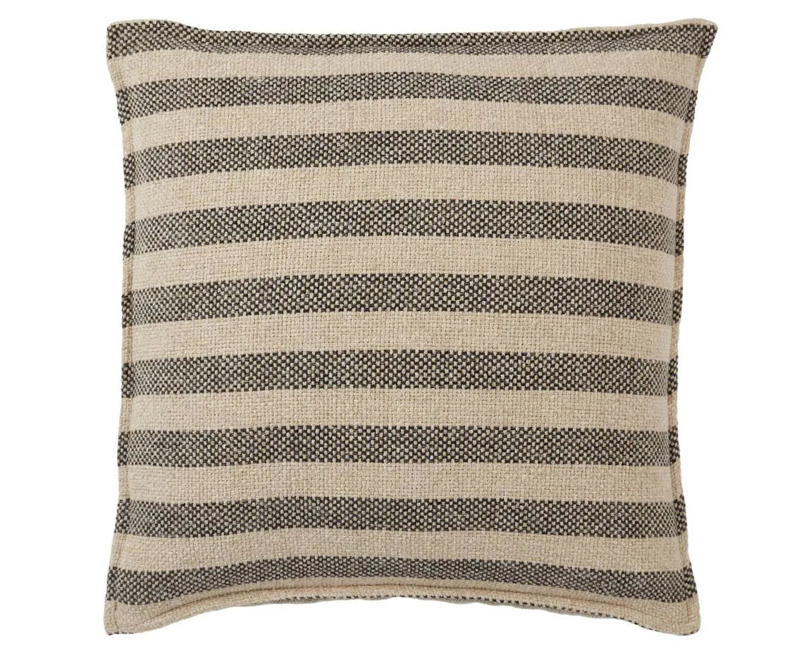 Tanzy TAN14 Beige/Black Pillow - Baconco