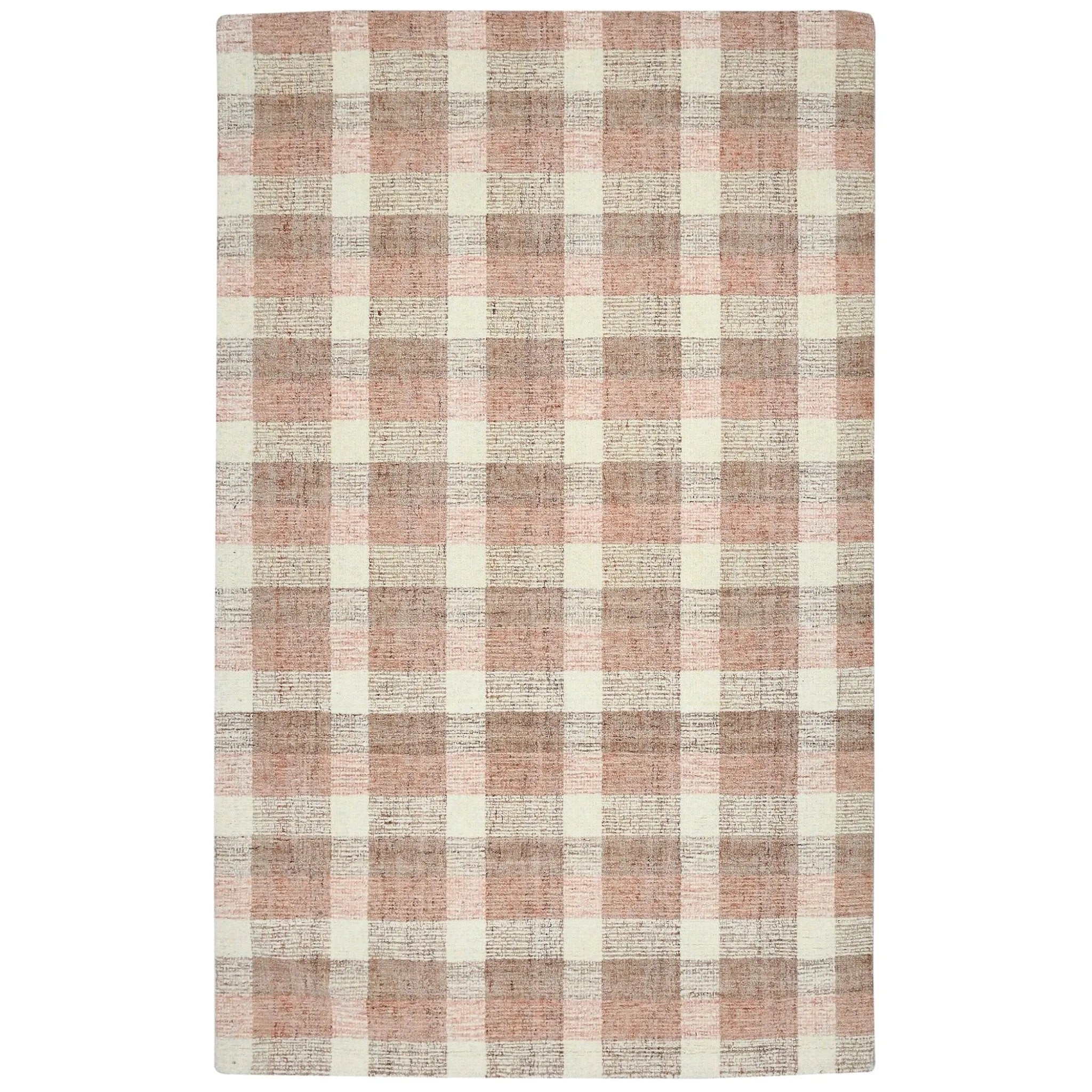 Tartan TRA-14 Rose Gold Rug - Baconco