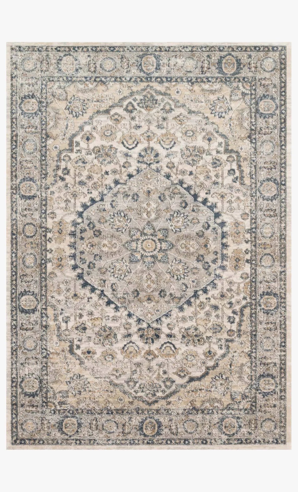 Teagan Tea-01 Natural/Lt. Grey Rug - Baconco