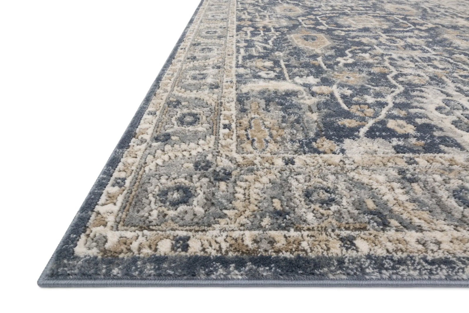 Teagan TEA-03 Denim/Pebble Rug - Baconco