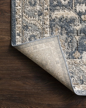 Teagan TEA-03 Denim/Pebble Rug - Baconco