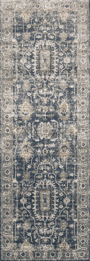 Teagan TEA-03 Denim/Pebble Rug - Baconco