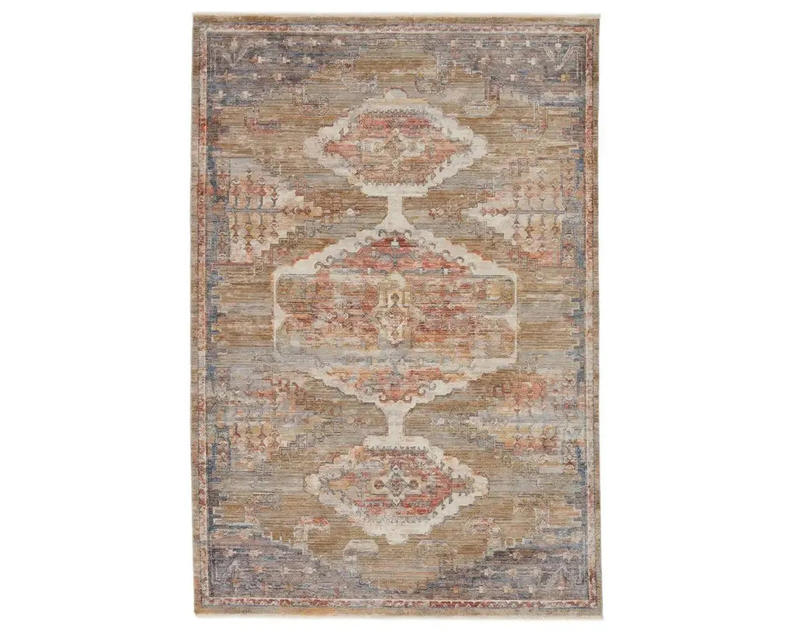 Terra TRR03 Blue/Ivory Rug - Baconco