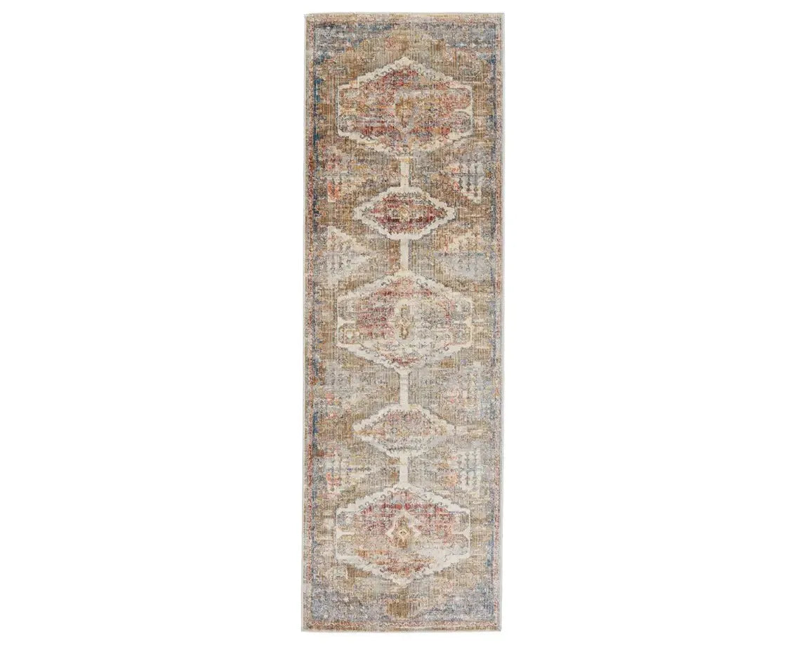 Terra TRR03 Blue/Ivory Rug - Baconco