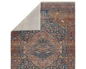 Terra TRR08 Orange/Blue Rug - Baconco