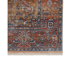 Terra TRR08 Orange/Blue Rug - Baconco