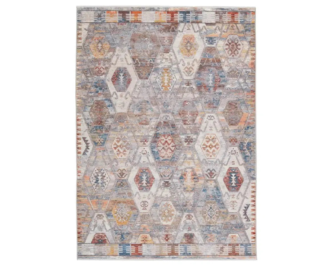 Terra TRR11 Grey/Blue Rug - Baconco