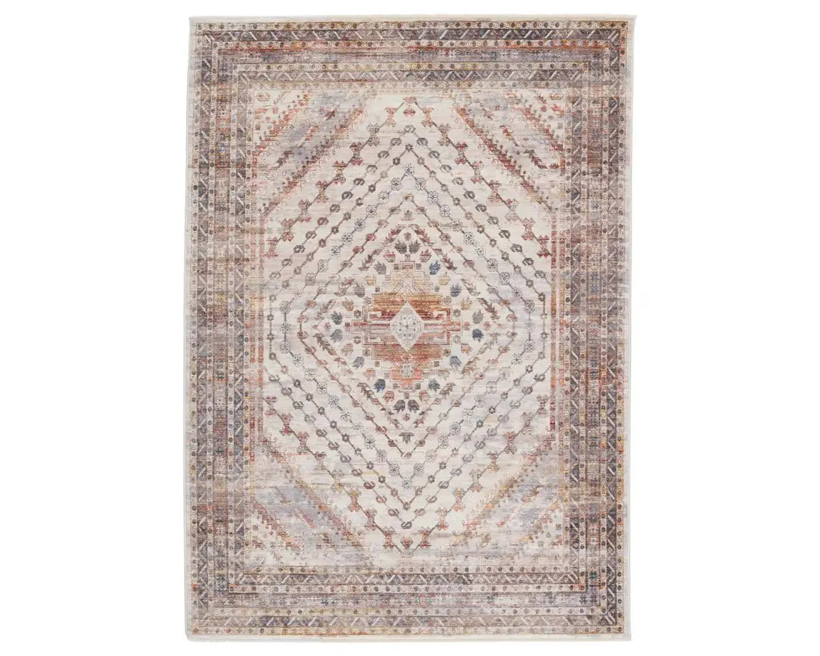 Terra TRR12 Orange/Ivory Rug - Baconco