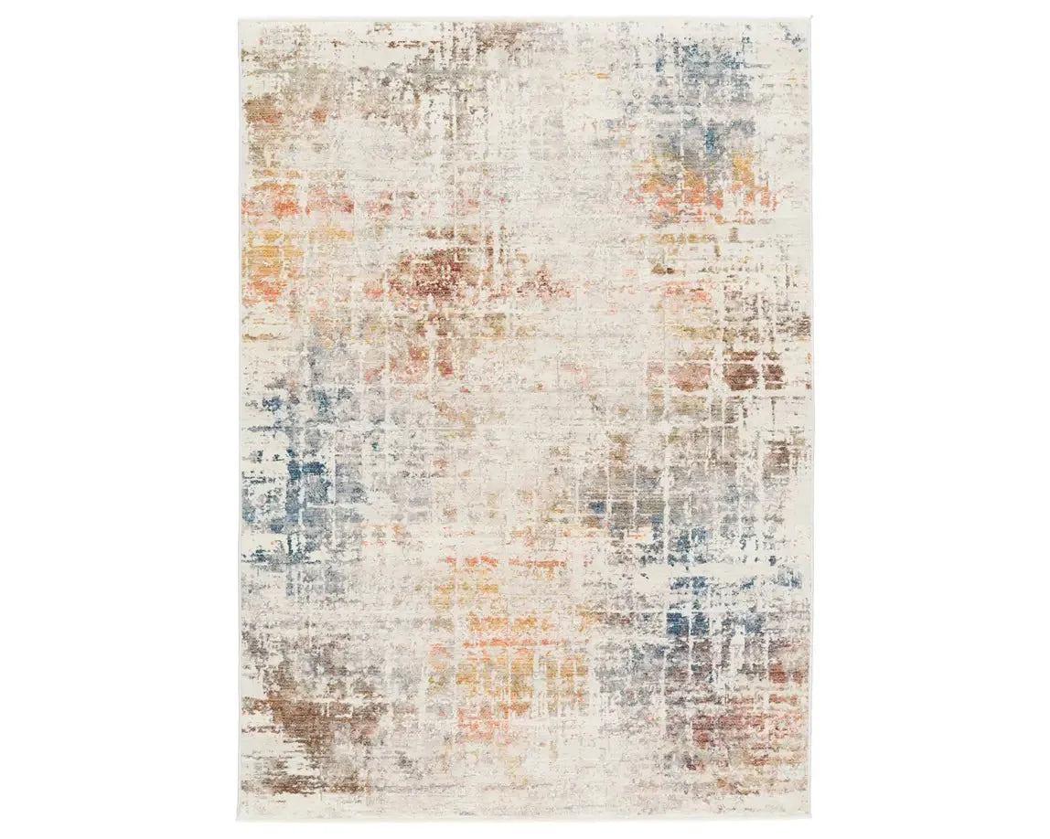 Terra TRR15 Orange/Ivory Rug - Baconco