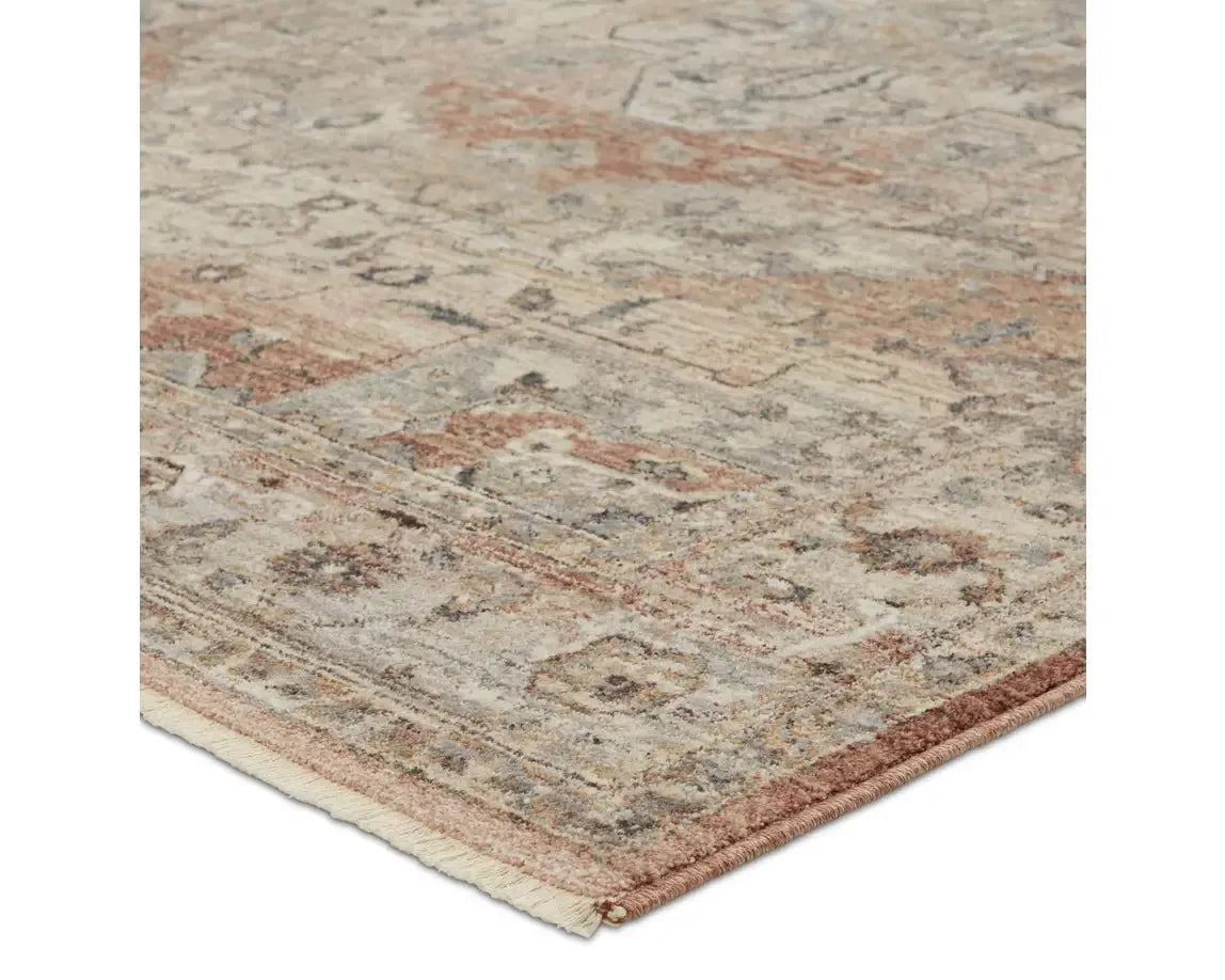 Terra TRR16 Pink/Light Brown Rug - Baconco