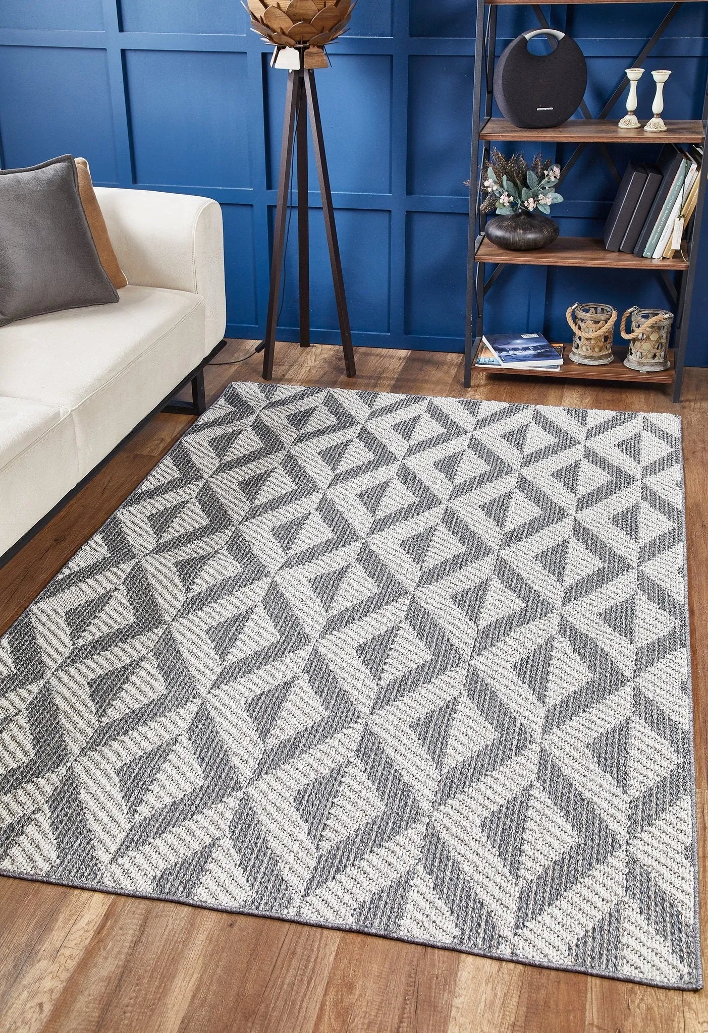 Terrace 6759 Illusion Grey Rugs - Baconco