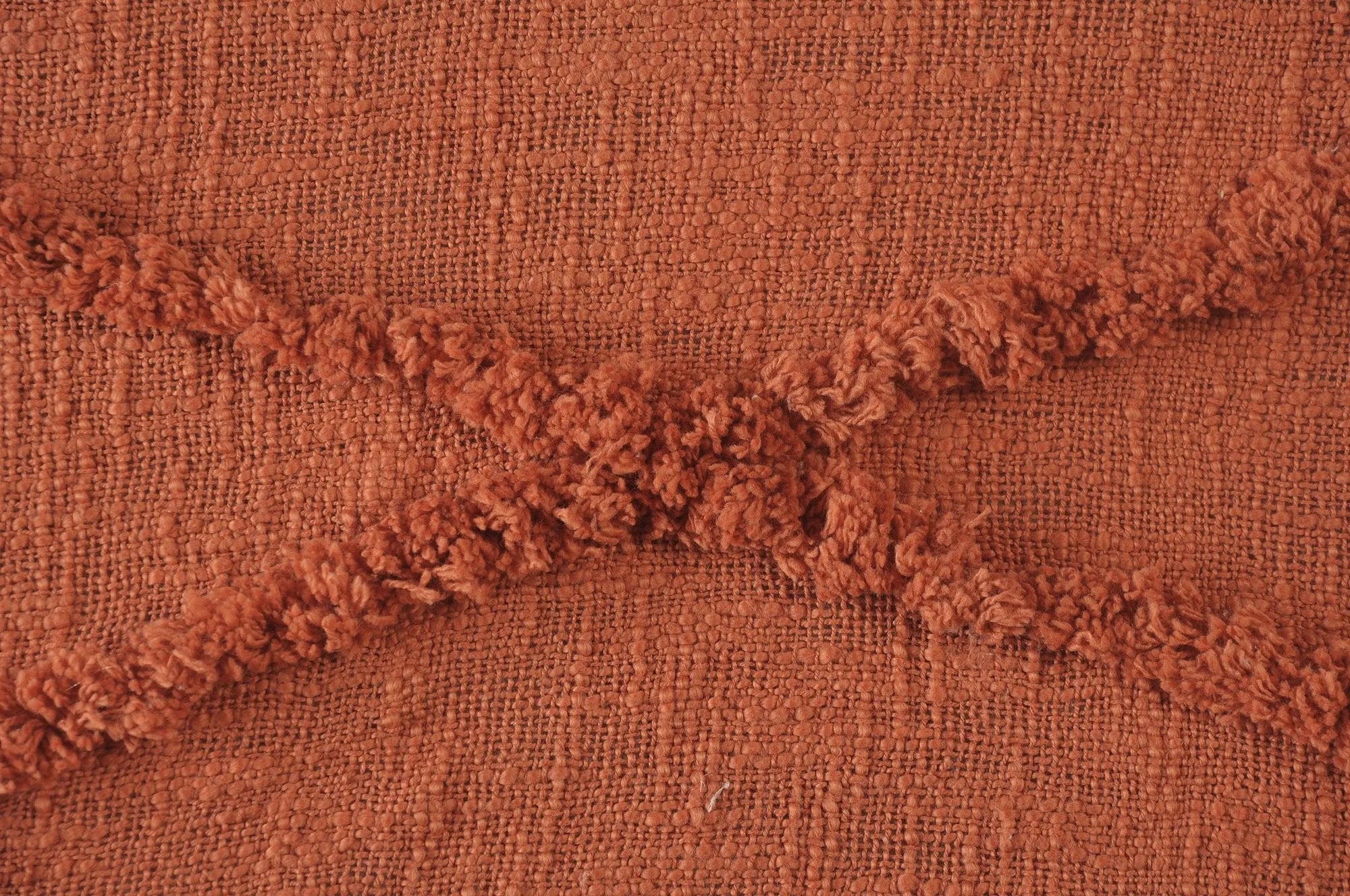 Terracotta Clay Tufted LR80177 Throw Blanket - Baconco