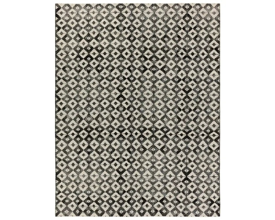 Tessera TSS03 Black/Cream Rug - Baconco