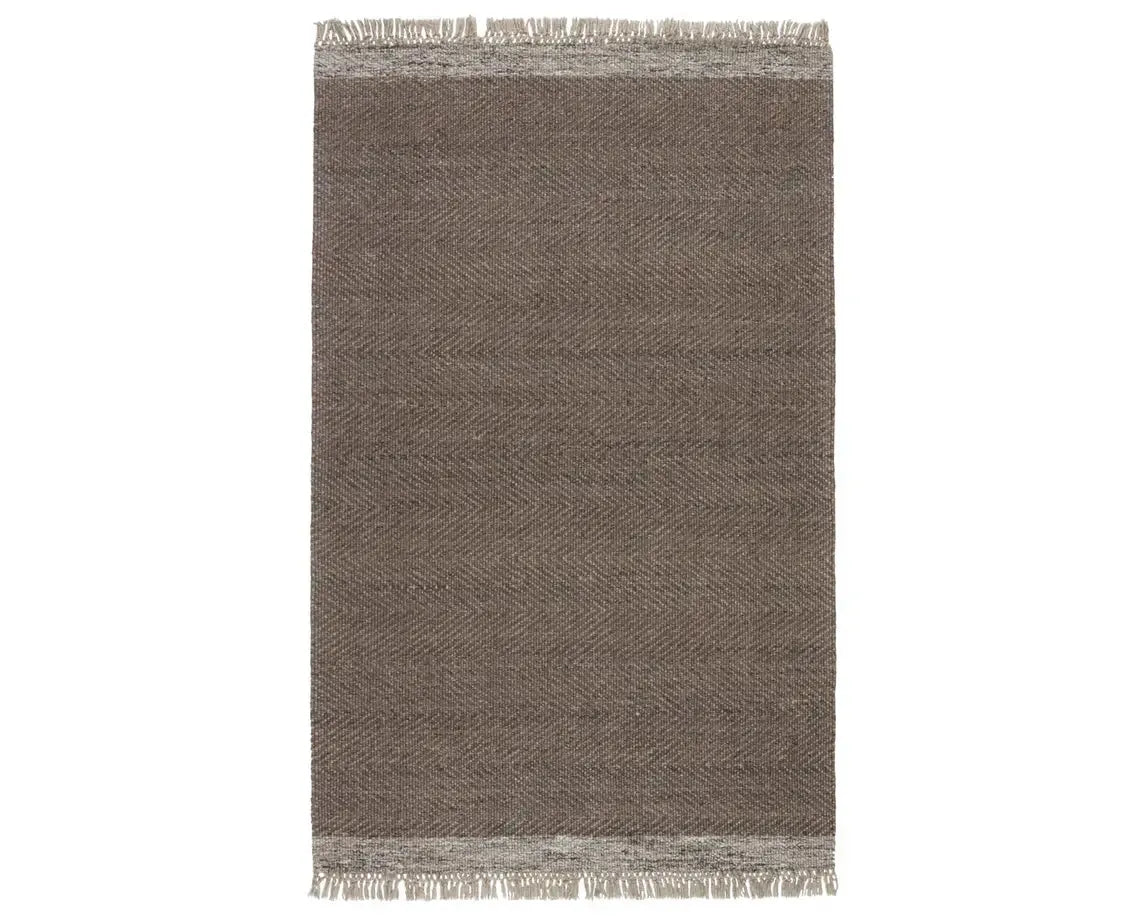 The Weekend TWK04 Brown/Grey Rug - Baconco