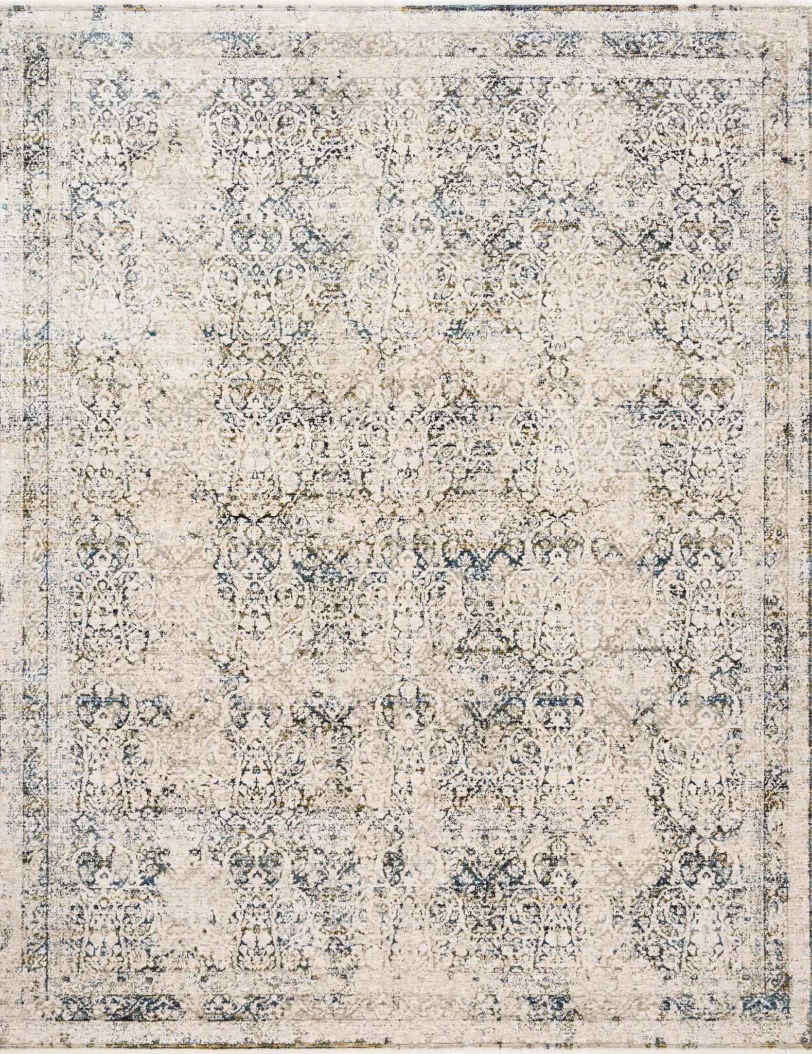 Theia THE-01 Natural/Ocean Rug - Baconco