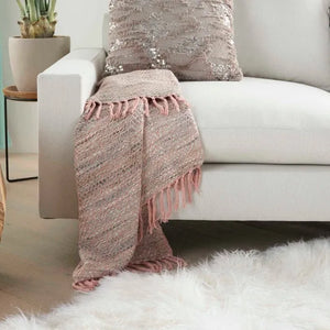 Throw Blankets CR901 Blush Throw Blanket - Baconco