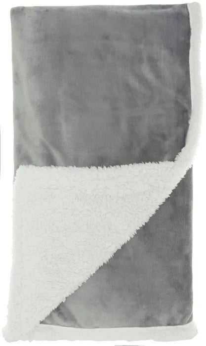 Throw Blankets SN102 Light Grey Throw Blanket - Baconco