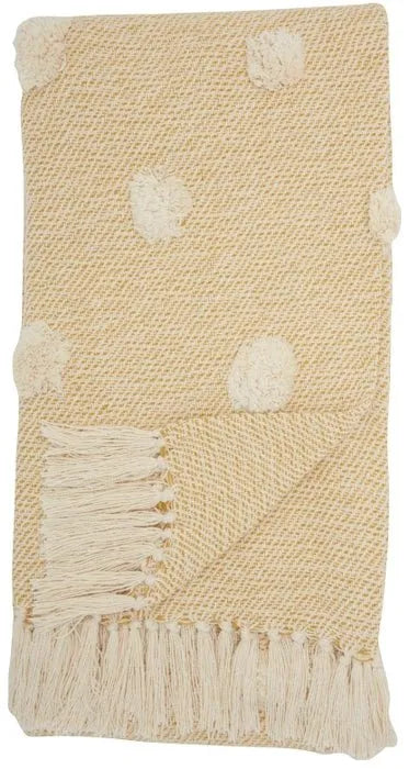 Throw SH019 Mustard Throw Blanket - Baconco