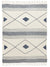 Throws Lr80187 Blue/White Throw Blanket - Baconco