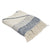 Throws Lr80187 Blue/White Throw Blanket - Baconco