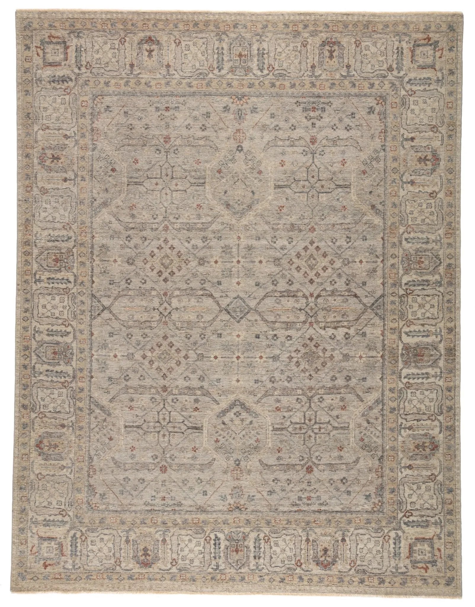 Tierzah Trz04 Maison Beige/Gray Rug - Baconco