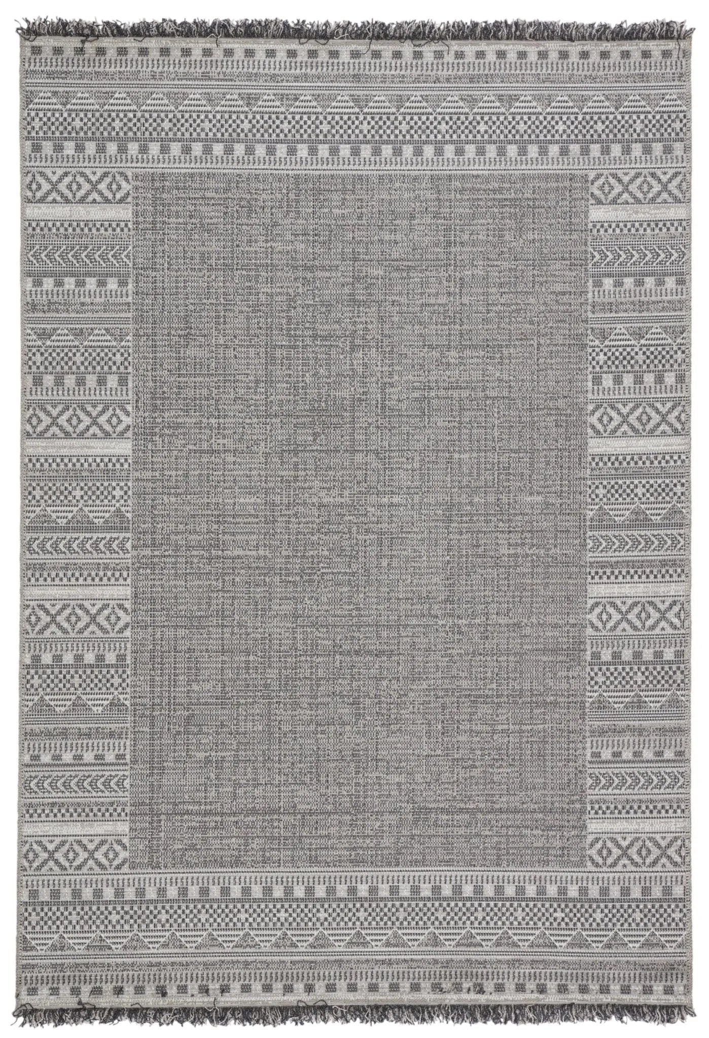 Tikal Tkl02 Kiyan Gray/Light Gray Rug - Baconco