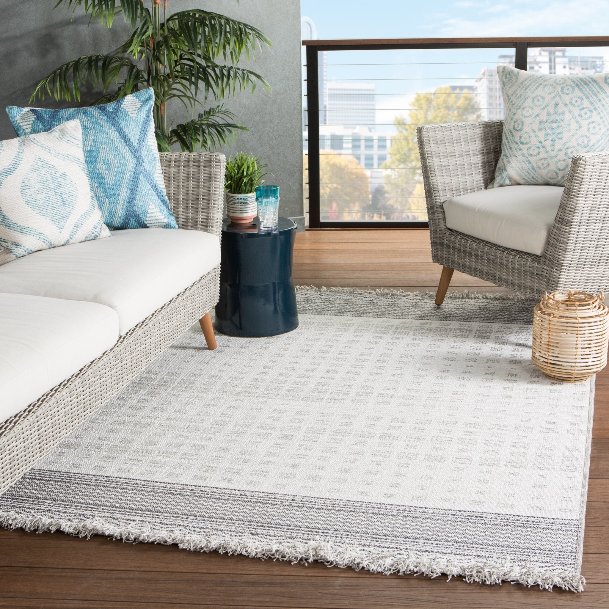 Tikal Tkl05 Marion Gray/Light Gray Rug - Baconco