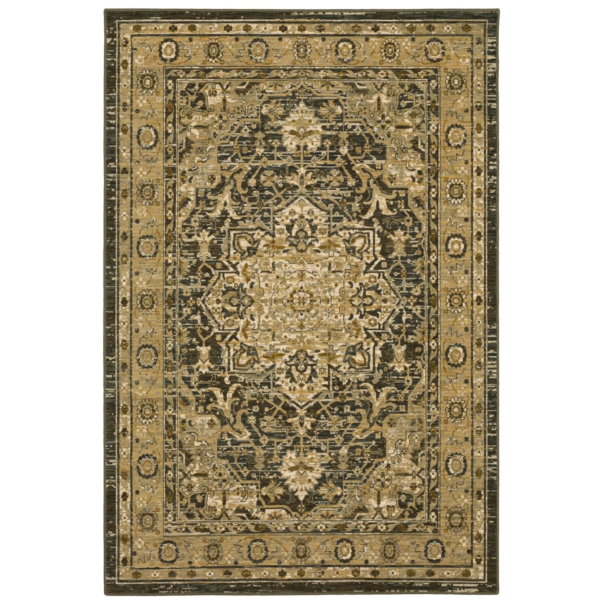 Titanium 39400 16002 Regency Charcoal Rug - Baconco