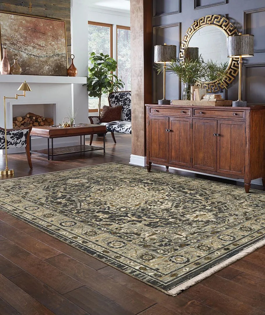 Titanium 39400 16002 Regency Charcoal Rug - Baconco