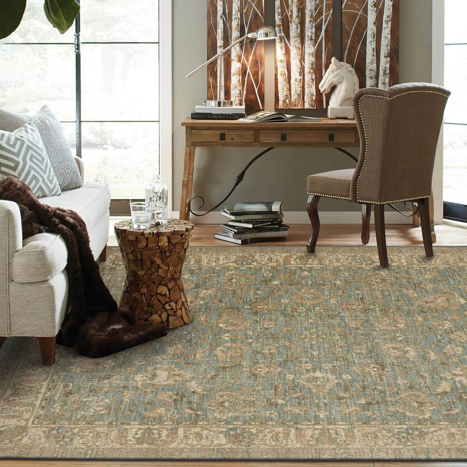 Titanium 39400 16011 Excelsior Seaglass Rug - Baconco