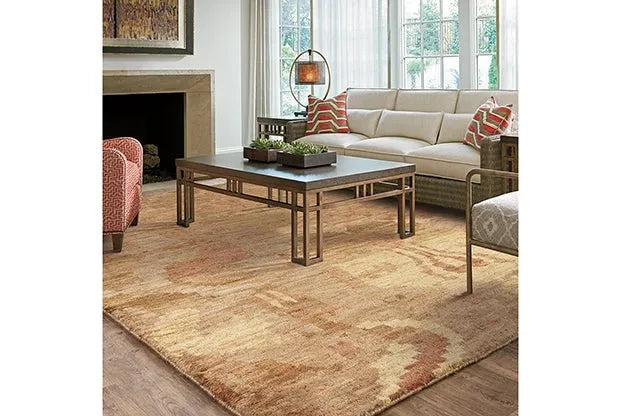 Tommy Bahama Ansley 50903 Beige / Orange Rug - Baconco