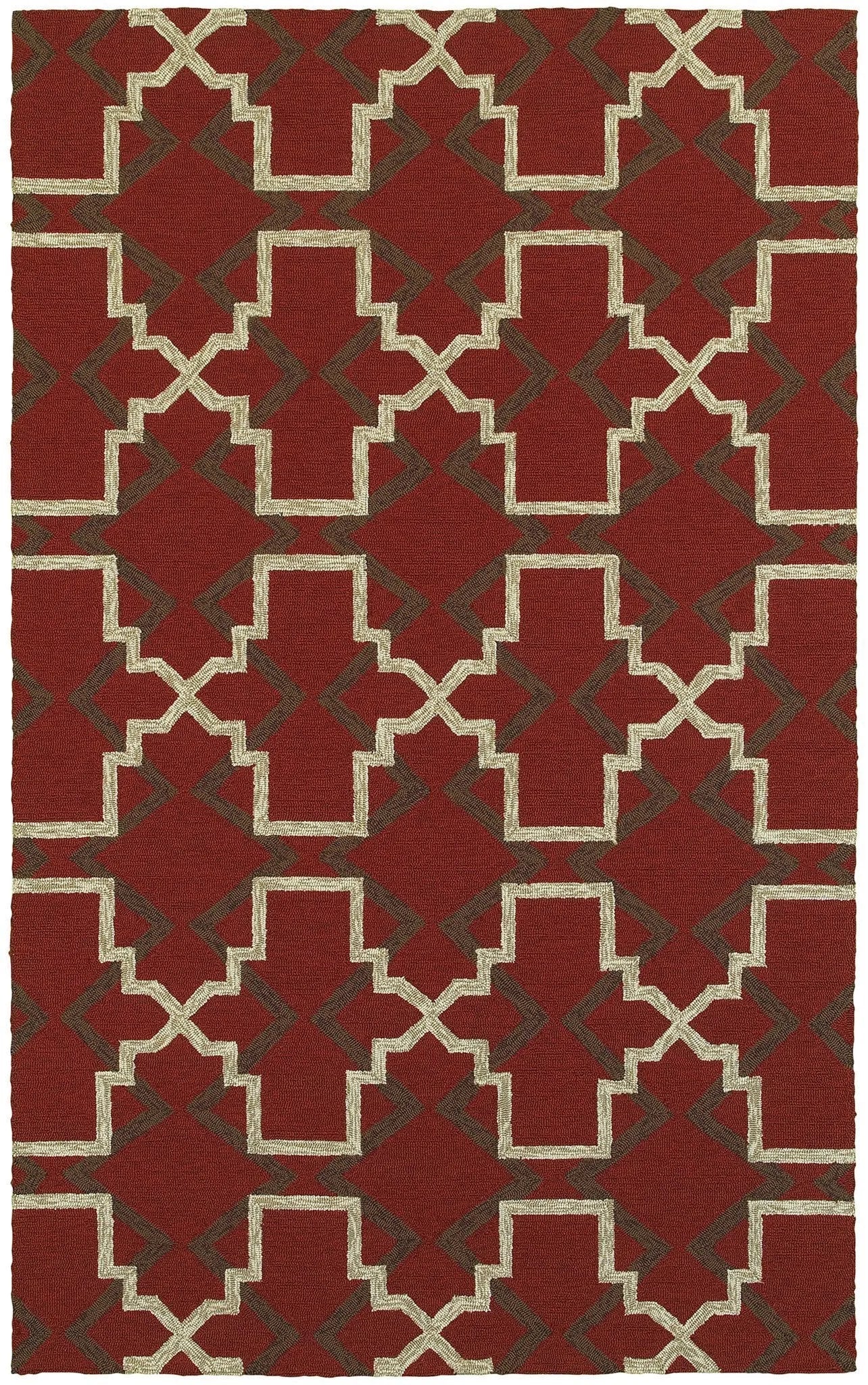 Tommy Bahama Atrium 51103 Red / Brown Rug - Baconco