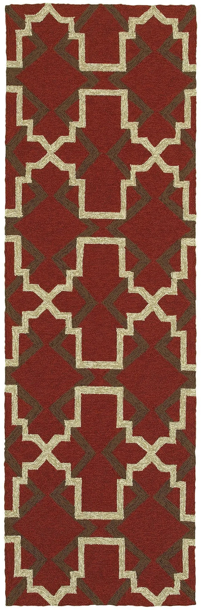 Tommy Bahama Atrium 51103 Red / Brown Rug - Baconco