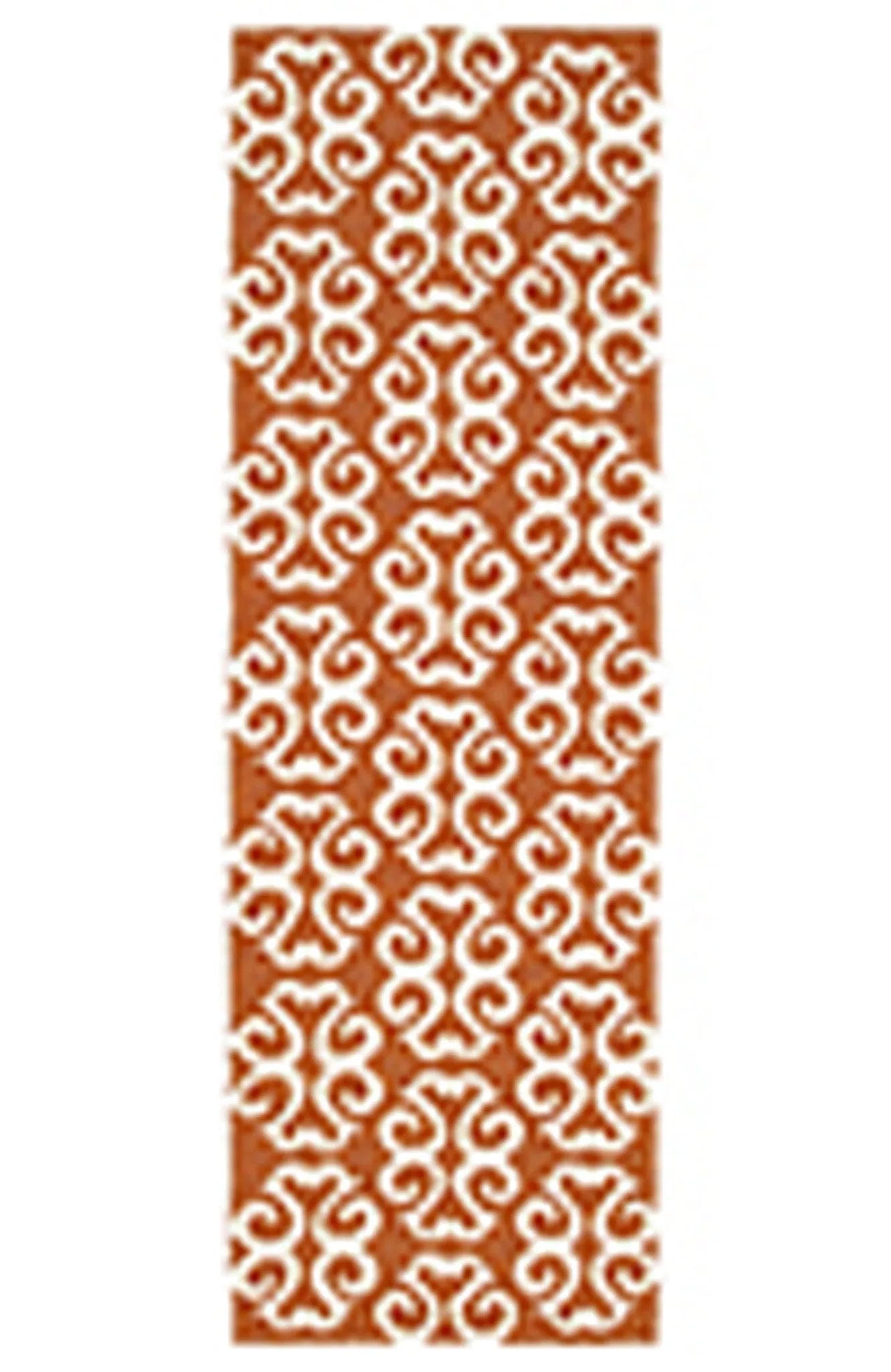 Tommy Bahama Atrium 51107 Orange / Ivory Rug - Baconco