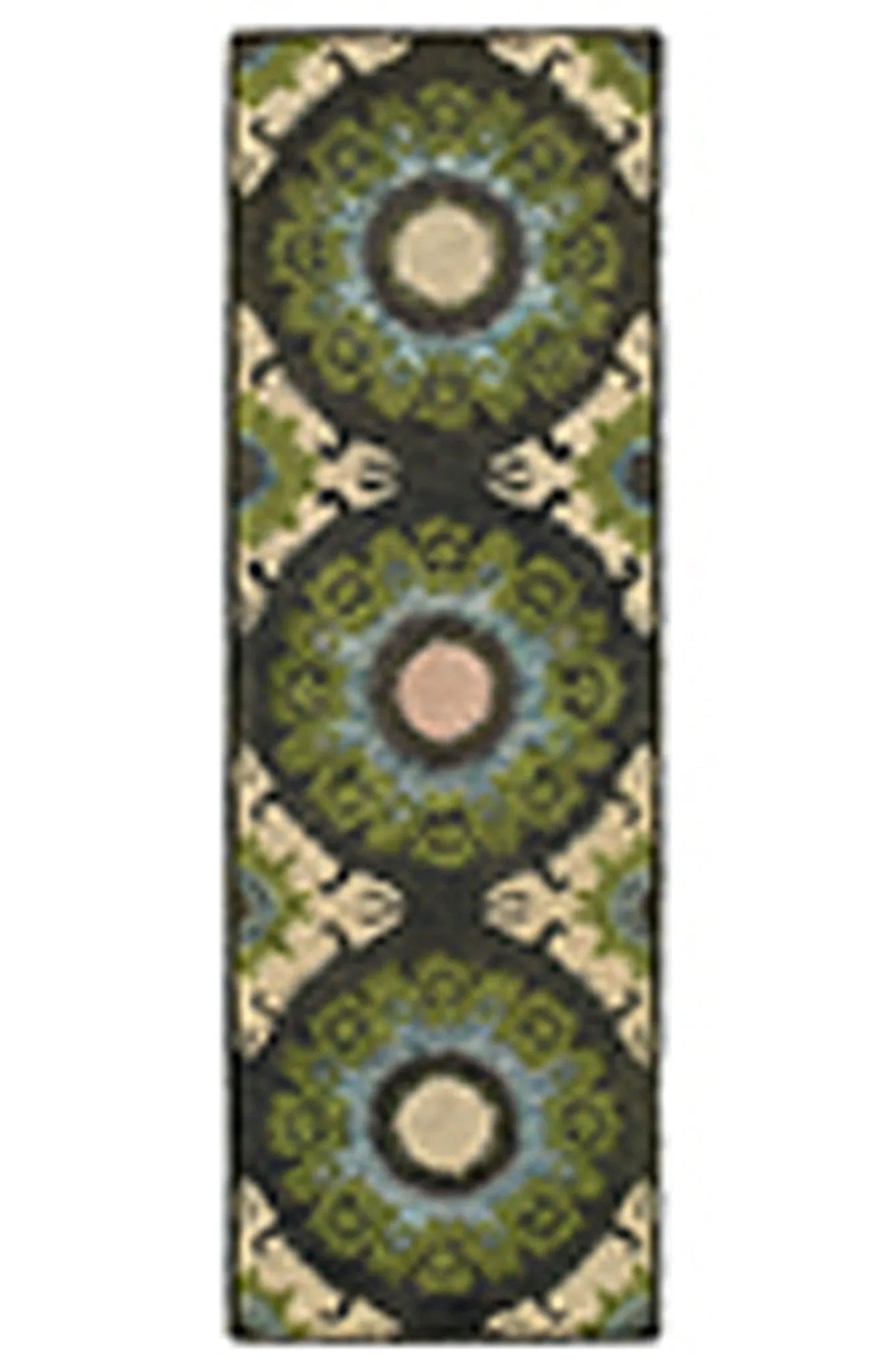 Tommy Bahama Jamison 53307 Black / Green Rug - Baconco