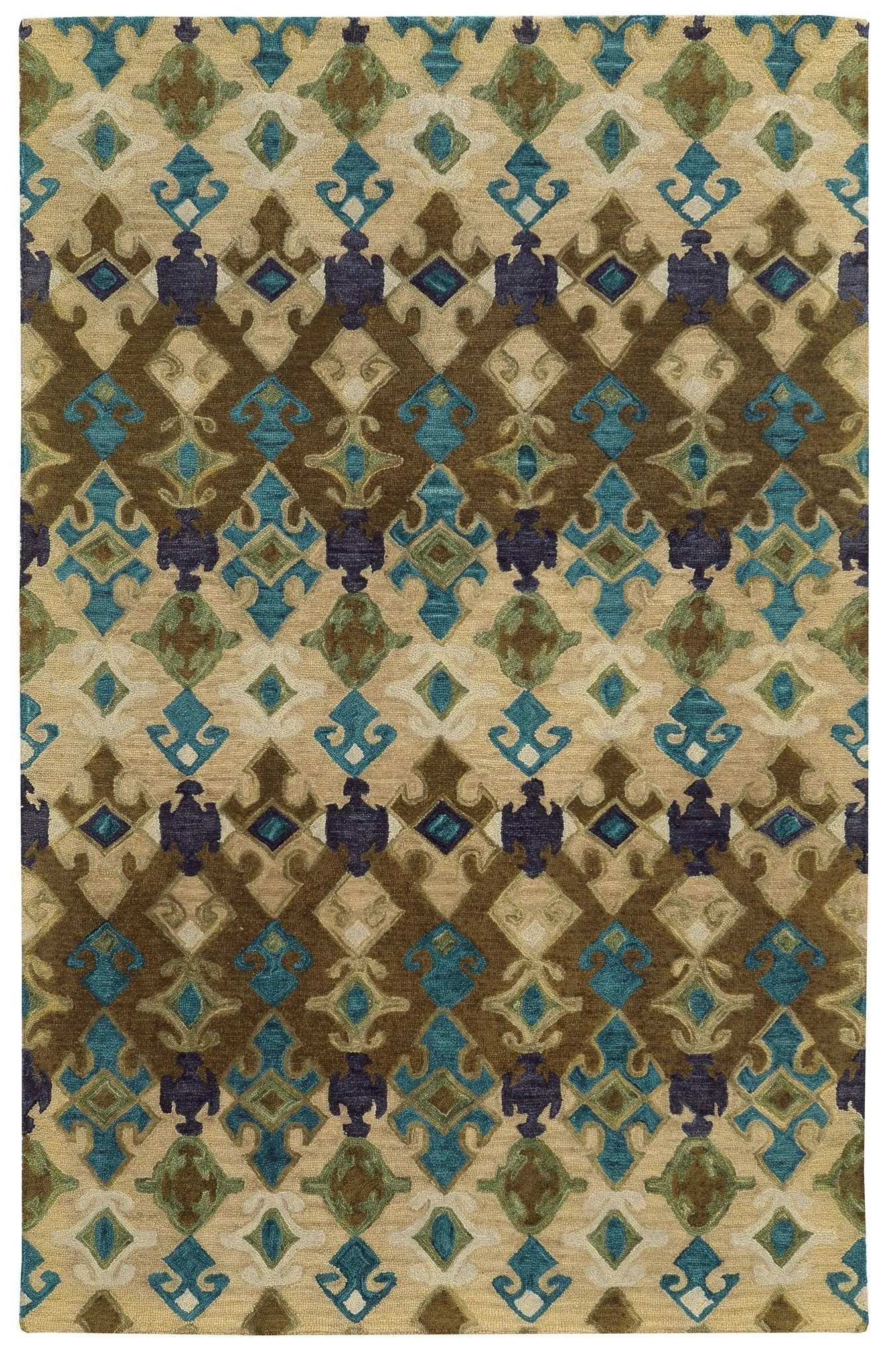 Tommy Bahama Jamison 53308 Beige / Blue Rug - Baconco