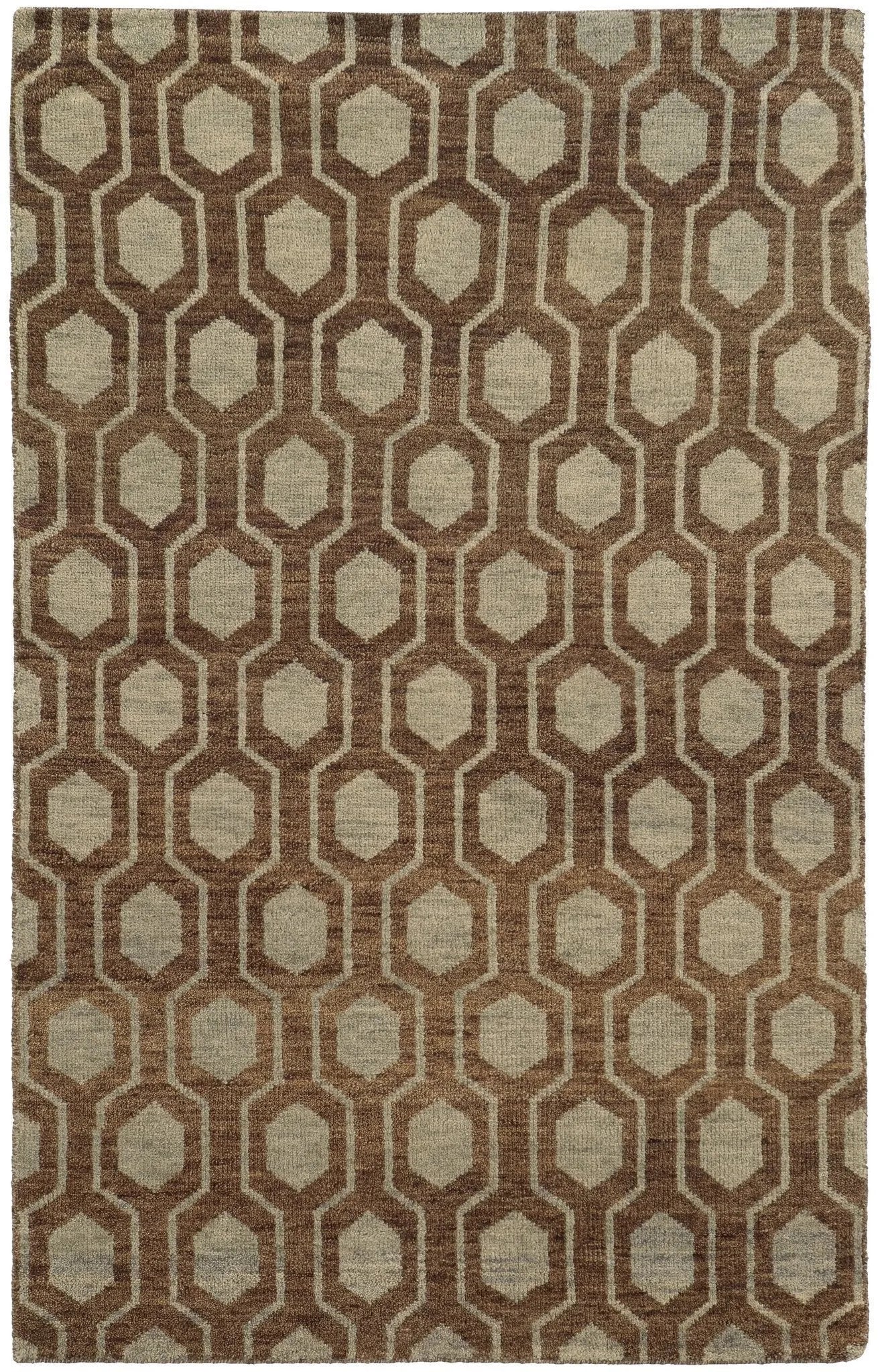 Tommy Bahama Maddox 56504 Brown / Blue Rug - Baconco