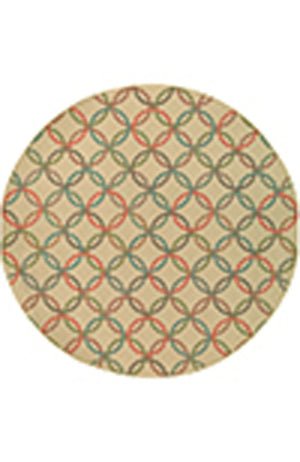 Tommy Bahama Seaside 3360V Beige Multi Rug - Baconco