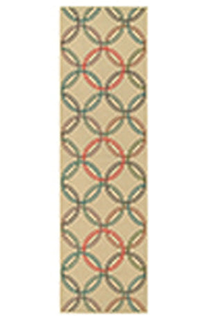 Tommy Bahama Seaside 3360V Beige Multi Rug - Baconco