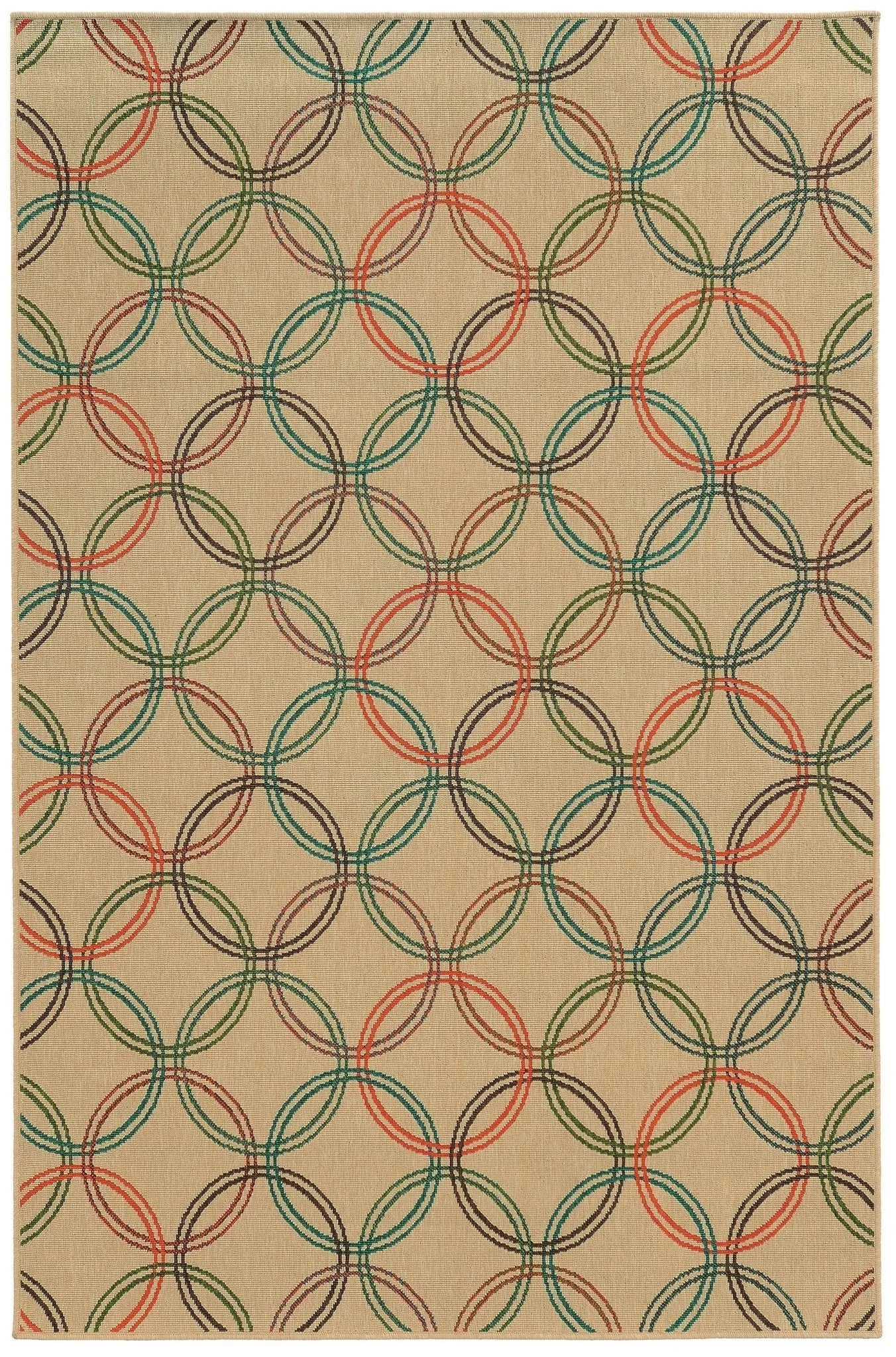 Tommy Bahama Seaside 3360V Beige Multi Rug - Baconco