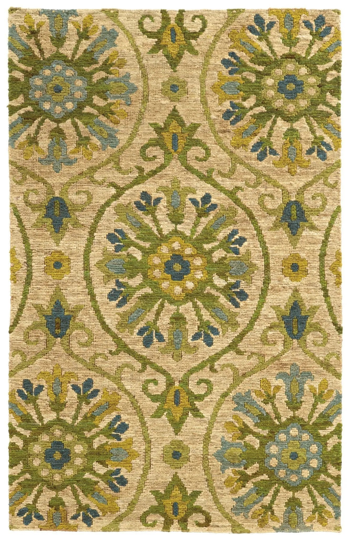 Tommy Bahama Valencia 57701 Beige / Green Rug - Baconco