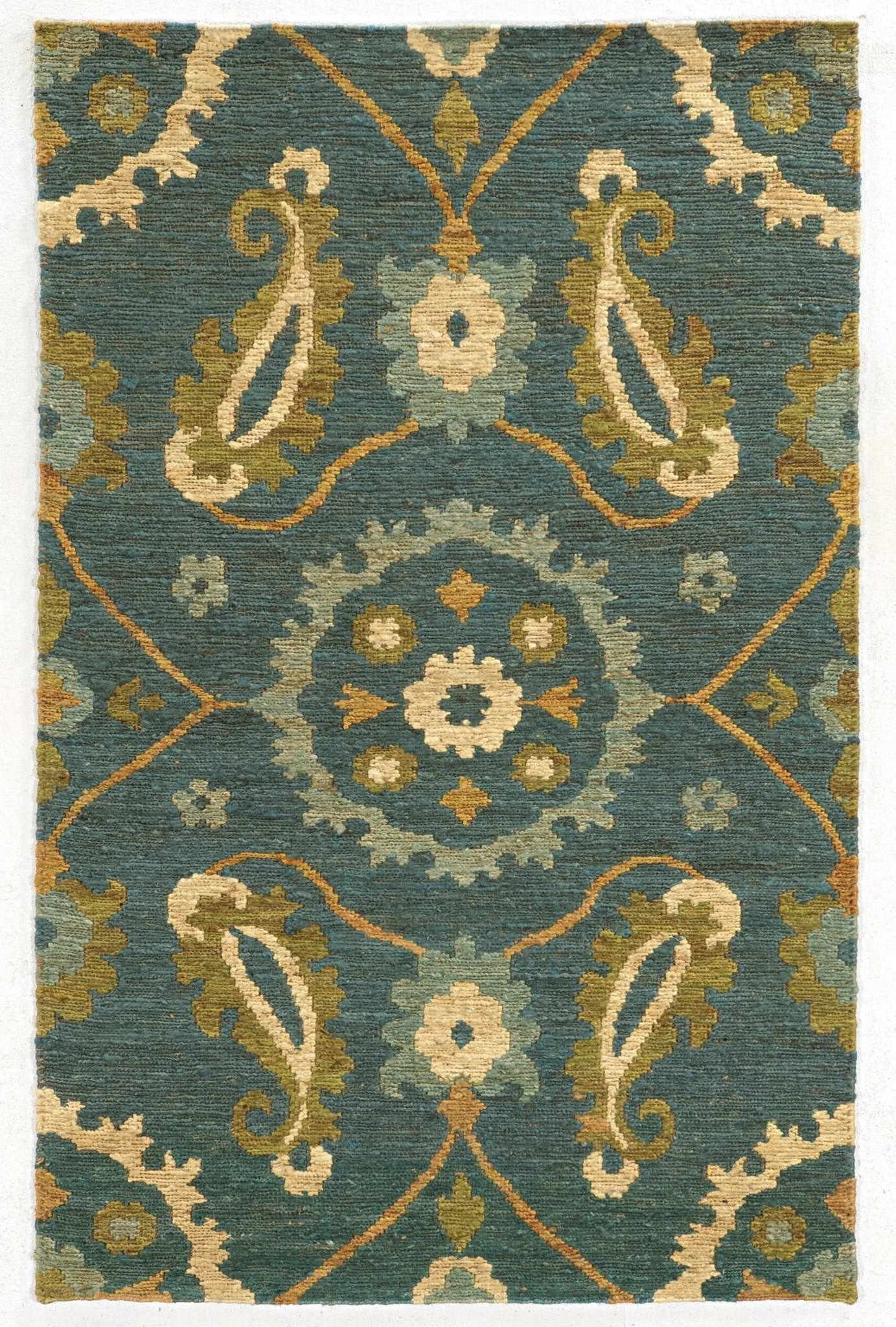 Tommy Bahama Valencia 57702 Blue / Green Rug - Baconco