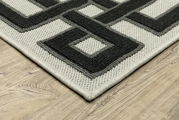 Torrey 1530I Beige/Black Rug - Baconco