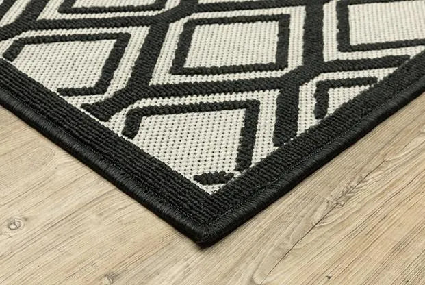 Torrey 4151G Beige/Black Rug - Baconco